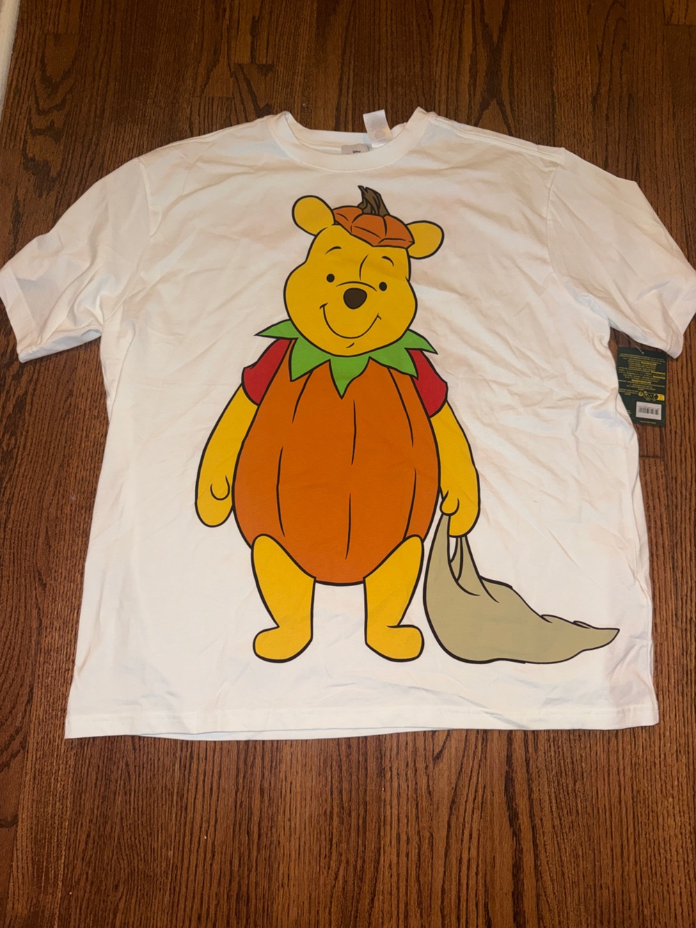 Disney Halloween Winnie the Pooh Tigger Graphic Tee White XXL